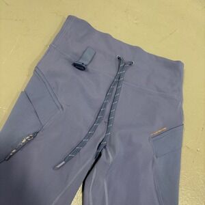 Lululemon Detours Welcome Cargo Leggings Blue High Rise 25 Inseam Pants
